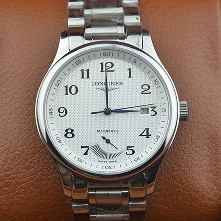 浪琴Longines名匠系列進口日本機芯男士機械腕錶 精鋼錶帶永不腿色