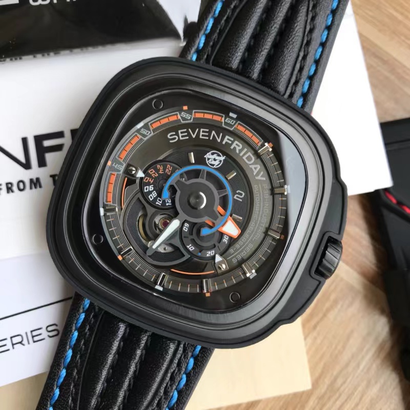 七個星期五 SevenFriday SF-P3B/02 Bullrush really 2017 限量版極品，尺寸：47*47mm